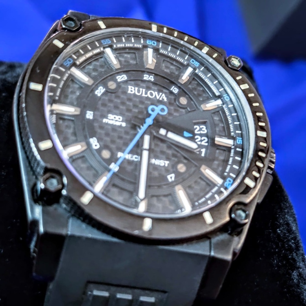 Bulova Precisionist 48mm 98B142 Divers Mens Watch